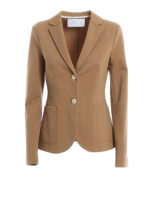 Blazer monopetto in tecno viscosa