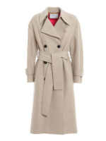 Manteau Au Genou - Beige Clair