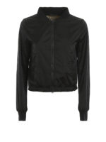 Giacca bomber con stampa monogramma H