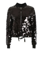 Bomber con maxi paillettes
