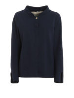 Giacca casual nera in tessuto stretch