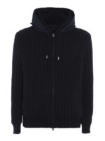 Giacca in maglia a coste