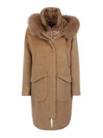 Cappotto in alpaca e lana