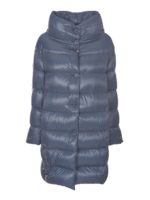 Piumino biodegradabile azzurro