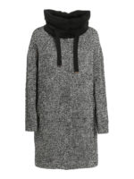 Cappotto imbottito in boucle