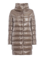 Piumino Dora ultraleggero tortora chiaro