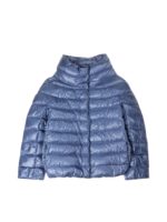 Piumino trapuntato color ortensia