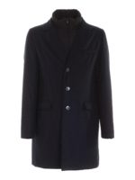 Piumino blu con imbottitura sintetica