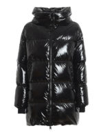 Piumino in nylon lucido