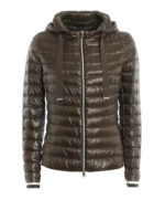 Piumino con profili lurex