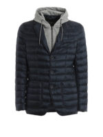 Piumino con pettorina staccabile