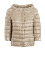 Piumino ultraleggero color sabbia