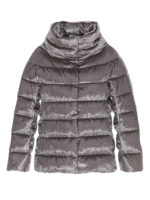 Piumino effetto velluto