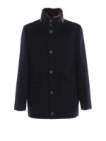 Cappotto in cashmere leggermente imbottito