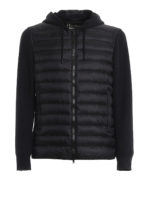 Felpa con pannelli imbottiti