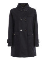 Trench svasato in cotone