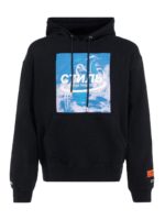 Felpa con cappuccio e logo