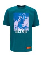 T-shirt in cotone stampa uccelli