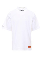 T-shirt in cotone a collo alto