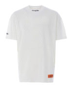 T-shirt over con collo rialzato