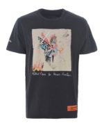 T-shirt nera Robert Nava