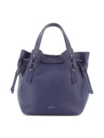 Secchiello in pelle in pelle martellata