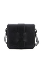 Borsa in pelle con H tagliata a vivo