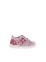 Sneakers J340 rosa con glitter