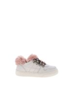 Sneakers J340 bianche e rosa