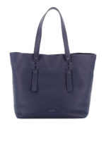 Shopper in pelle a grana