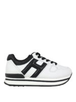 Sneakers H222 con logo craquele