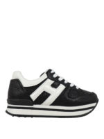 Sneakers H222 in pelle craquele