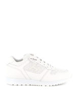 Sneaker H321 in pelle traforata bianche