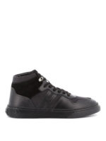 Sneaker H365 Hi Top in pelle nera