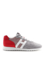 Sneakers H383 in pelle e camoscio