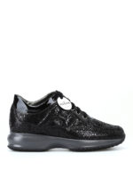 Interactive in vernice stampata effetto pizzo