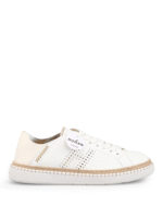 Sneaker in pelle stile espadrillas