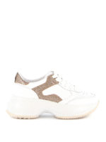 Sneaker bianche Maxi I Active con glitter