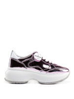 Sneaker Maxi I Active in pelle laminata