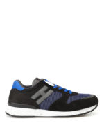 Sneaker suede e rete Running R261