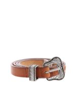 Cintura Lamar Slim Belt color marrone cuoio