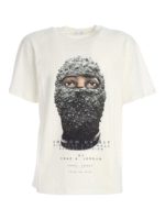 T-shirt Black Mask Runw bianca