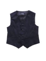 Gilet blu con inserto elastico