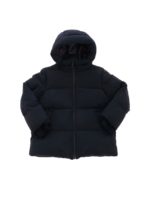 Piumino con cappuccio blu