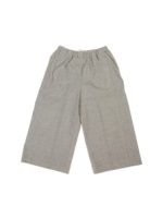 Pantalone loose fit grigio melange