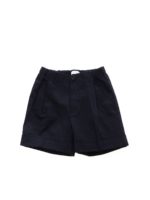 Bermuda blu con risvolto