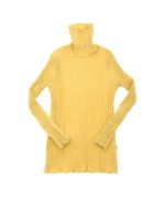 Dolcevita a costine color senape