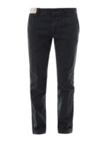 Pantaloni chino in cotone blu