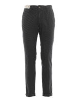 Pantaloni in cotone con trama