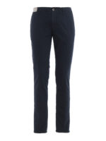 Pantaloni Pattern 15 in cotone blu